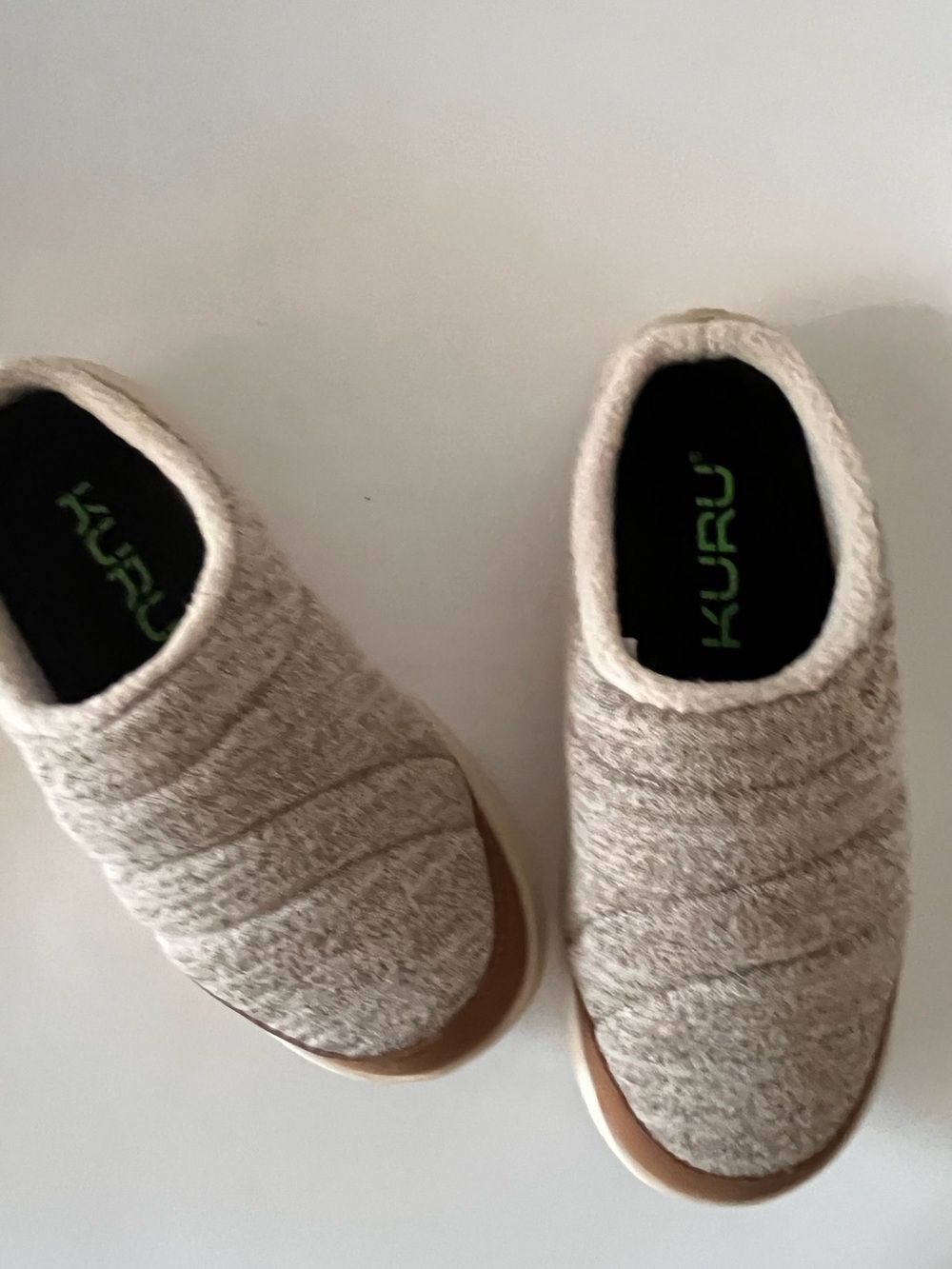 KURU Draft 2 Recovery Mule Slippers Women's Size 6 Medium NWOB Oatmeal Heather - Picture 13 of 16
